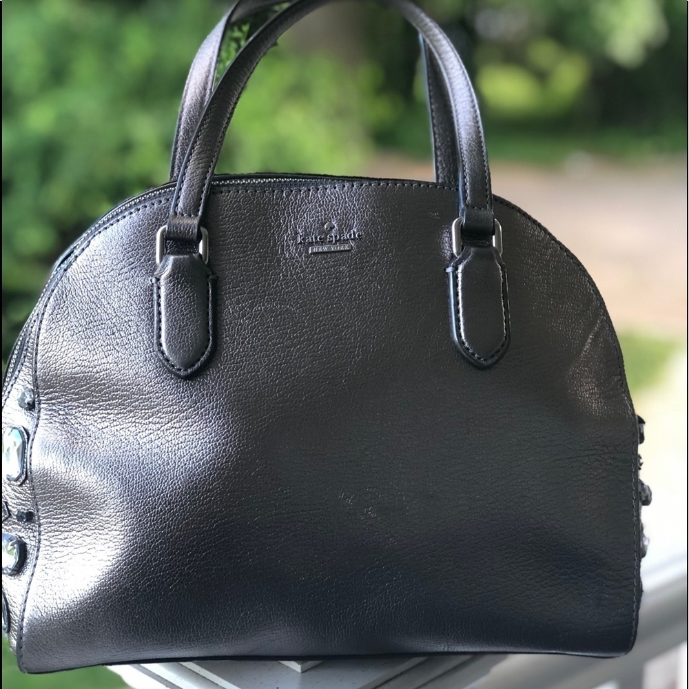 Kate spade ♠️ sliver gemstone 💎 embellished tote